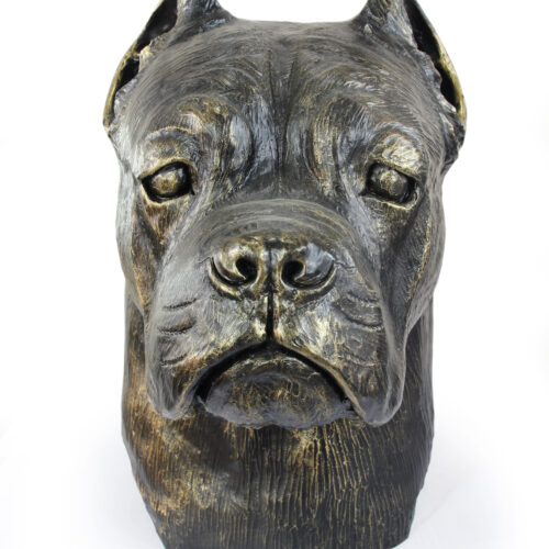 Urne et buste pour Cane Corso - Décoration de jardin pour chien